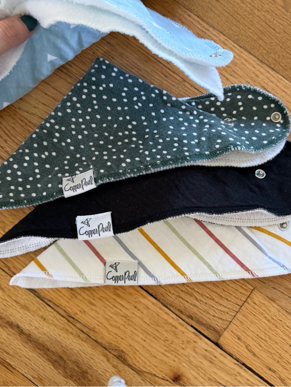 Copper Pearl Baby Bandana Bibs - Multi Color Pack - Picture 3 of 4